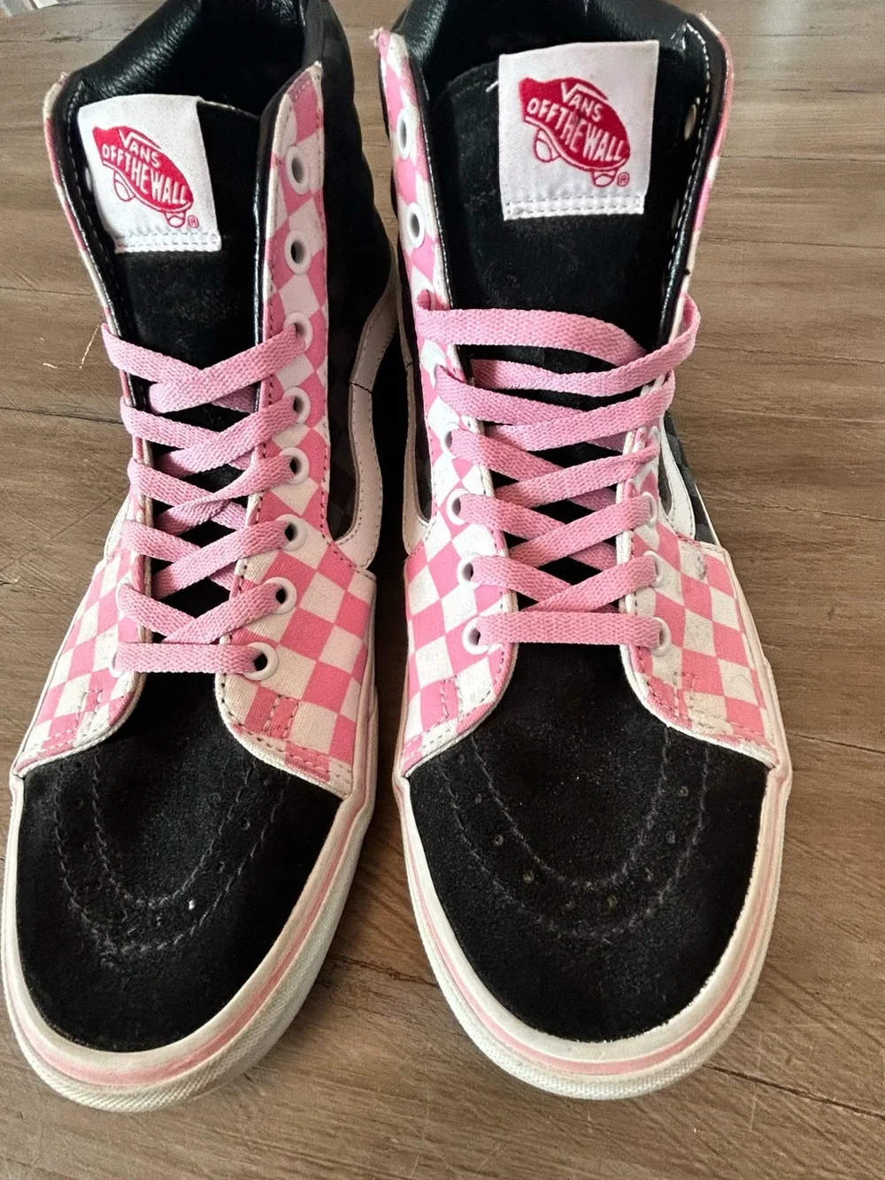 Vans Black and White Custom Low-Top Sneakers